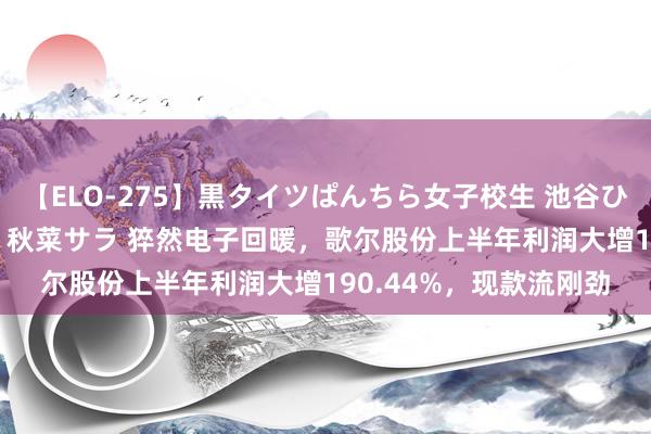 【ELO-275】黒タイツぱんちら女子校生 池谷ひかる さくら 宮下まい 秋菜サラ 猝然电子回暖，歌尔股份上半年利润大增190.44%，现款流刚劲