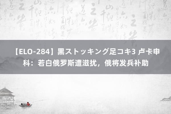 【ELO-284】黒ストッキング足コキ3 卢卡申科：若白俄罗斯遭滋扰，俄将发兵补助