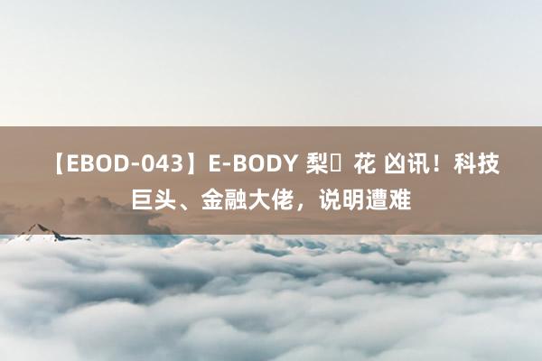 【EBOD-043】E-BODY 梨々花 凶讯！科技巨头、金融大佬，说明遭难